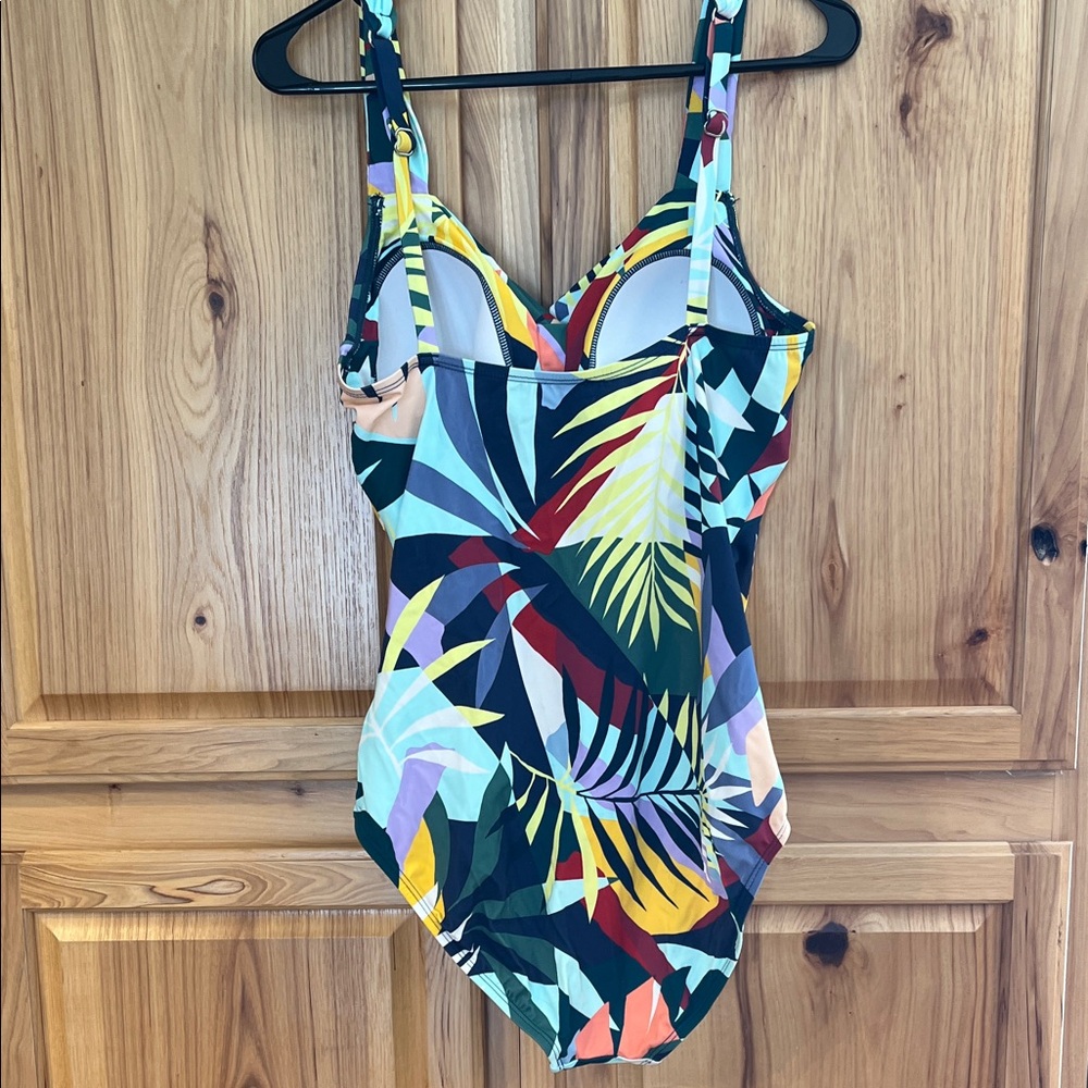 JANTZEN Tropical Print Swimsuit NWT - Picture 3 of 6